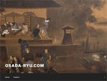 Tablet Screenshot of osada-ryu.com
